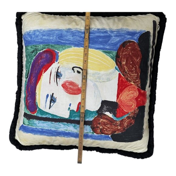 Pablo Picasso Femme Sur Beret Mauve Marie Therese Walter Decorative Pillow 21" - Picture 5 of 6